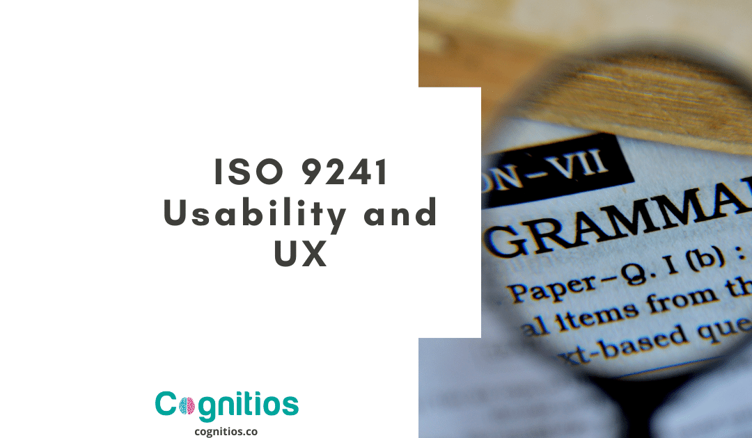 ISO 9241 and usability