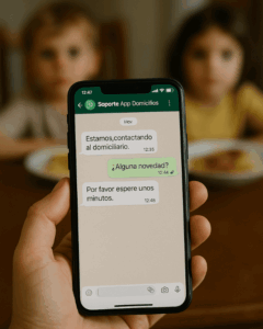 Experiencia de cliente en apps - soporte ayuda en WhatsApp