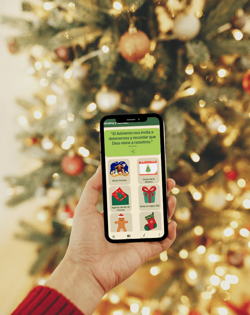 Mercado navideño digital Colombia – Christmas Market 2025 en la app Novena y Navidad.