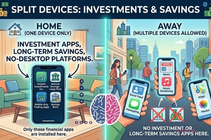 Muestra Dispositivos divididos: Casa y Salida. | Jenny Daza